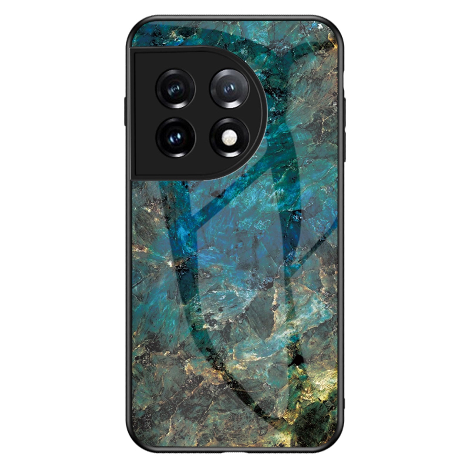Tempered Glass PC TPU Phone Case for OnePlus 11 5G Marble Pattern Printing Drop-proof Smartphone Cover Tempered Glass PC TPU Phone Case for OnePlus 11 5G Marble Pattern Printing Drop-proof Smartphone Cover